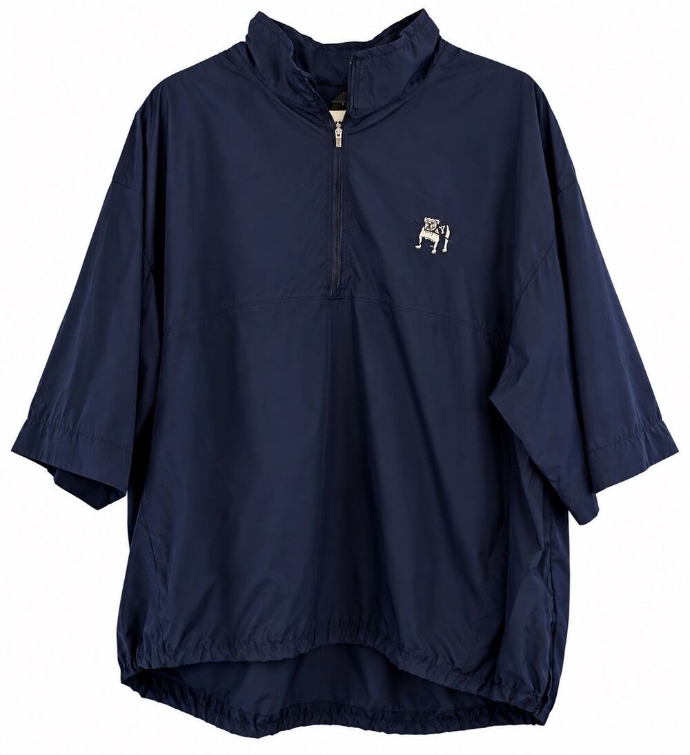 Zero Restriction Yale Golf Course Bulldog Wind Pullover Mens XXL Navy 1/4 Zip